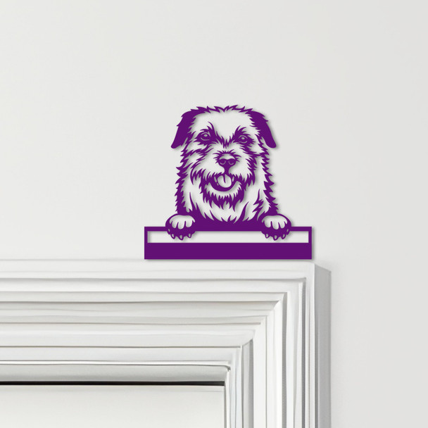 Door Topper Border Terrier Dog Various Colours Top Of Door Frame Decorative Sign