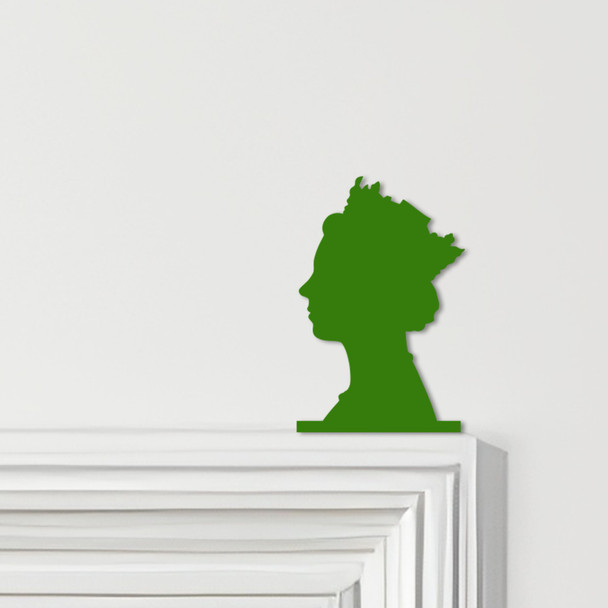 Door Topper Queen Elizabeth Ii Various Colours Top Of Door Frame Decorative Sign