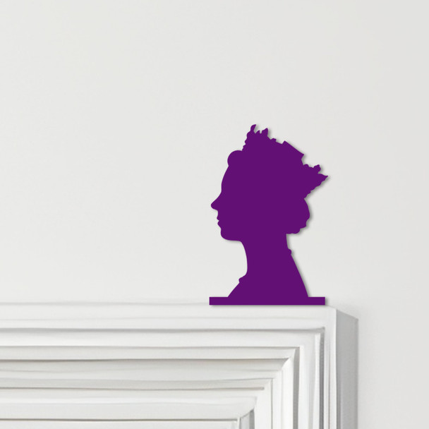 Door Topper Queen Elizabeth Ii Various Colours Top Of Door Frame Decorative Sign