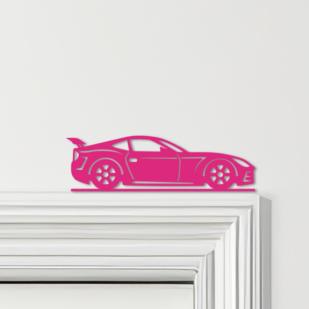Door Topper Racing Car Various Colours Top Of Door Frame Decorative Sign