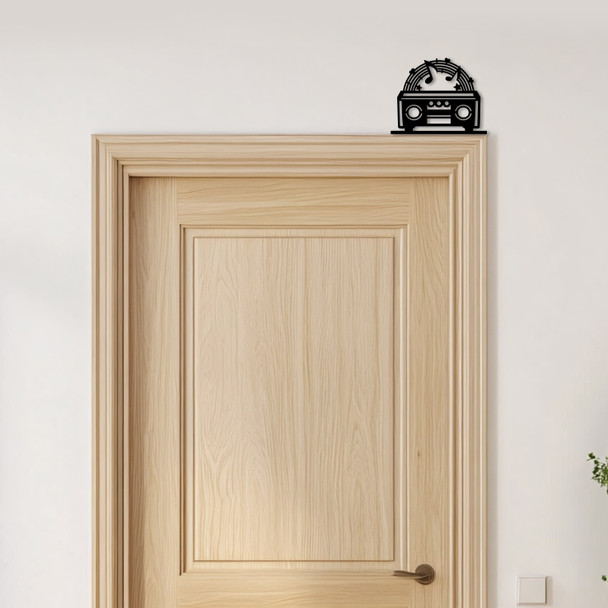 Door Topper Rainbow Stereo Music Various Colours Top Of Door Frame Decor Sign