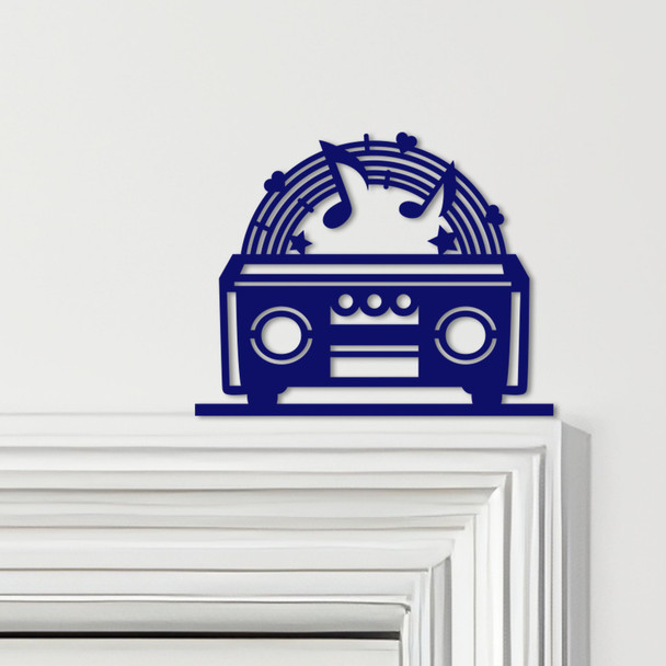 Door Topper Rainbow Stereo Music Various Colours Top Of Door Frame Decor Sign