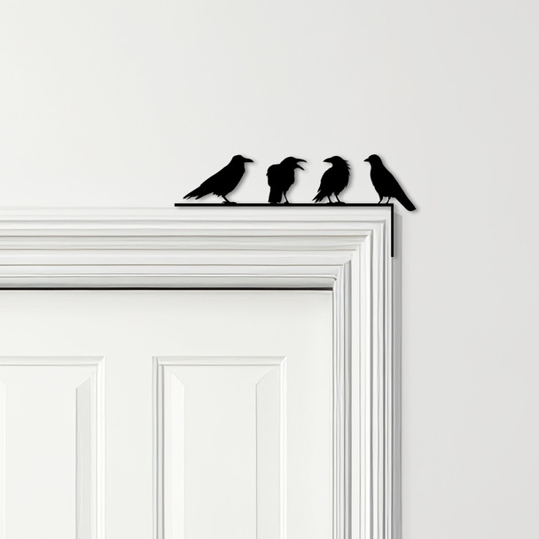 Door Topper Ravens Birds Various Colours Top Of Door Frame Decorative Sign