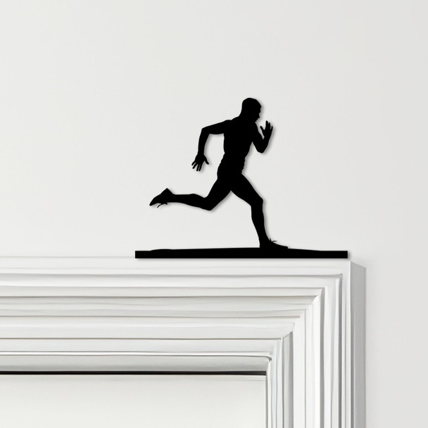 Door Topper Running Man Athletics Various Colours Top Of Door Frame Decor Sign
