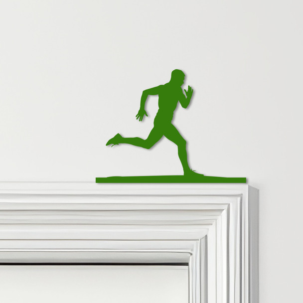 Door Topper Running Man Athletics Various Colours Top Of Door Frame Decor Sign