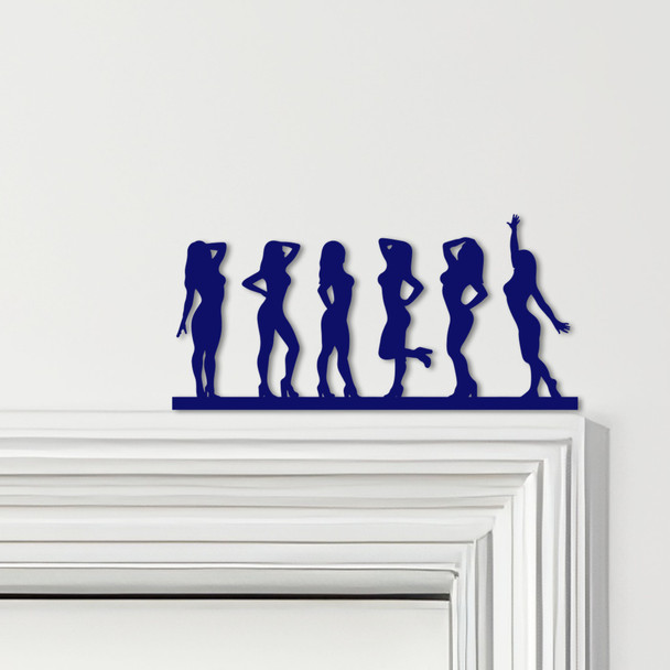 Door Topper Sexy Women Silhouettes Various Colours Top Of Door Decorative Sign
