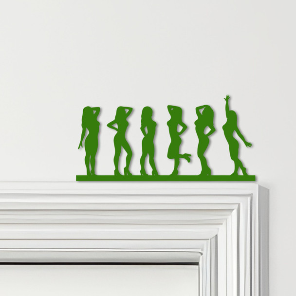 Door Topper Sexy Women Silhouettes Various Colours Top Of Door Decorative Sign