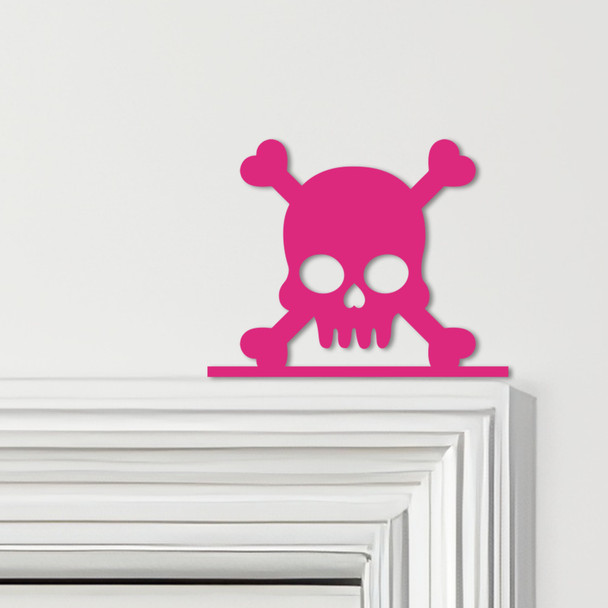 Door Topper Skull Gothic Halloween Decor Various Colours Decorative Sign