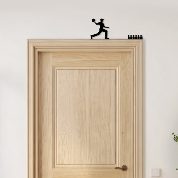 Door Topper Bowling Various Colours Top Of Door Frame Decorative Sign