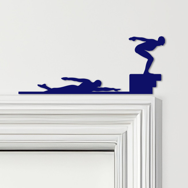 Door Topper Swimming & Diver Various Colours Top Of Door Frame Decorative Sign