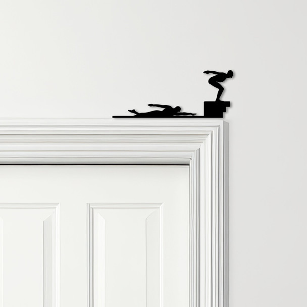 Door Topper Swimming & Diver Various Colours Top Of Door Frame Decorative Sign