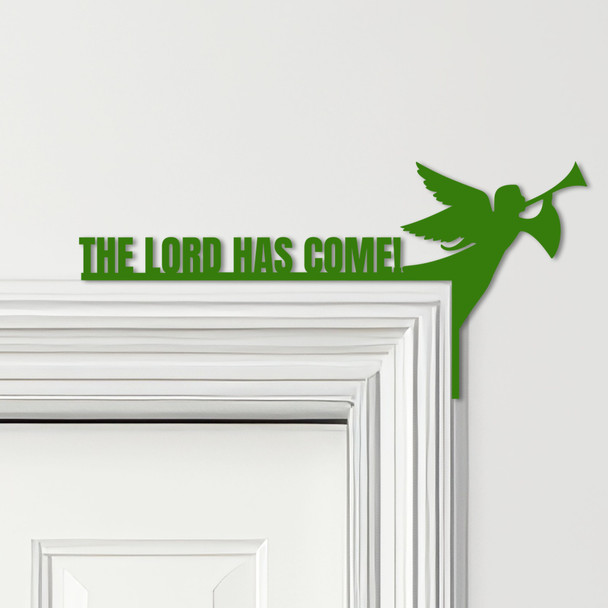 Door Topper The Lord Has Come Christmas Decor Various Colours Frame Decor Sign