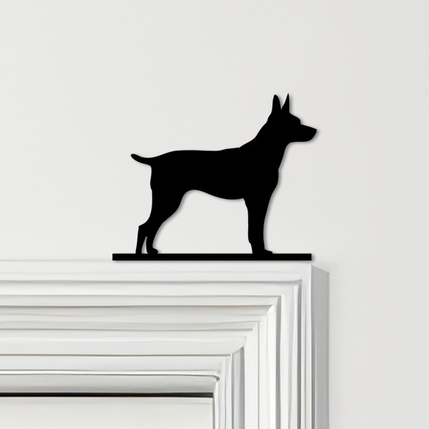Door Topper Toy Fox Terrier Dog Various Colours Top Of Door Frame Decor Sign