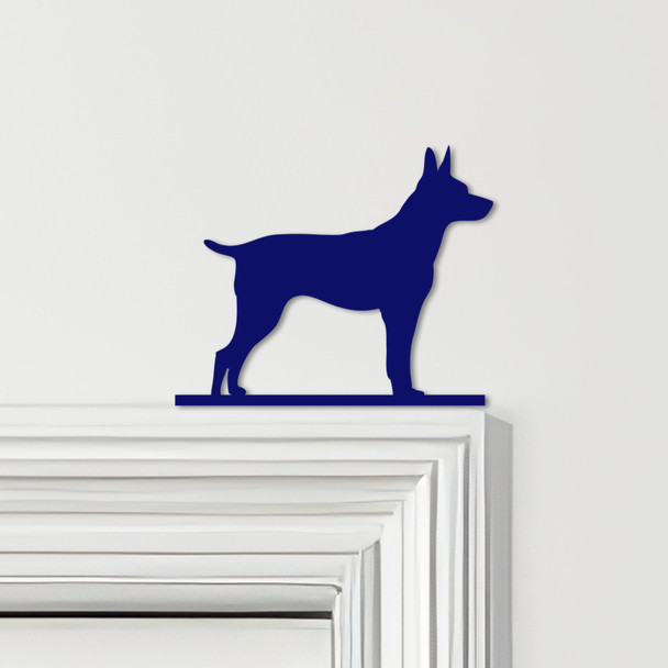 Door Topper Toy Fox Terrier Dog Various Colours Top Of Door Frame Decor Sign