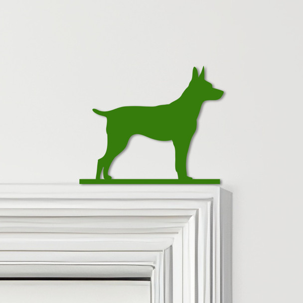 Door Topper Toy Fox Terrier Dog Various Colours Top Of Door Frame Decor Sign