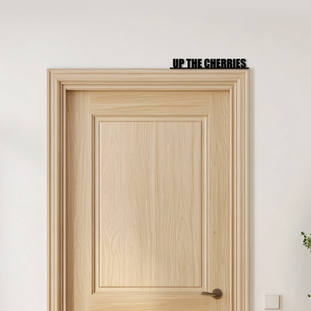 Door Topper Up The Cherries Afc Bournemouth Football Various Colours Decor Sign