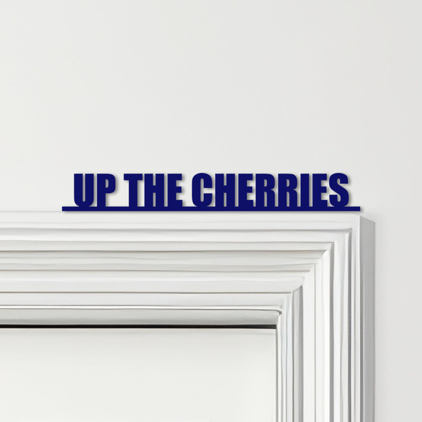 Door Topper Up The Cherries Afc Bournemouth Football Various Colours Decor Sign