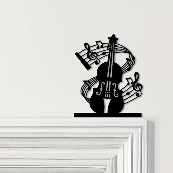 Door Topper Violin & Music Notes Various Colours Top Of Door Frame Decor Sign