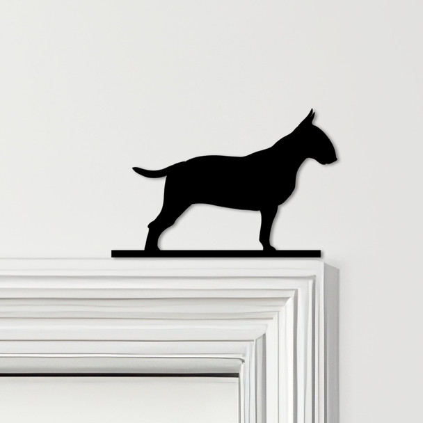 Door Topper Bull Terrier Dog Various Colours Top Of Door Frame Decorative Sign