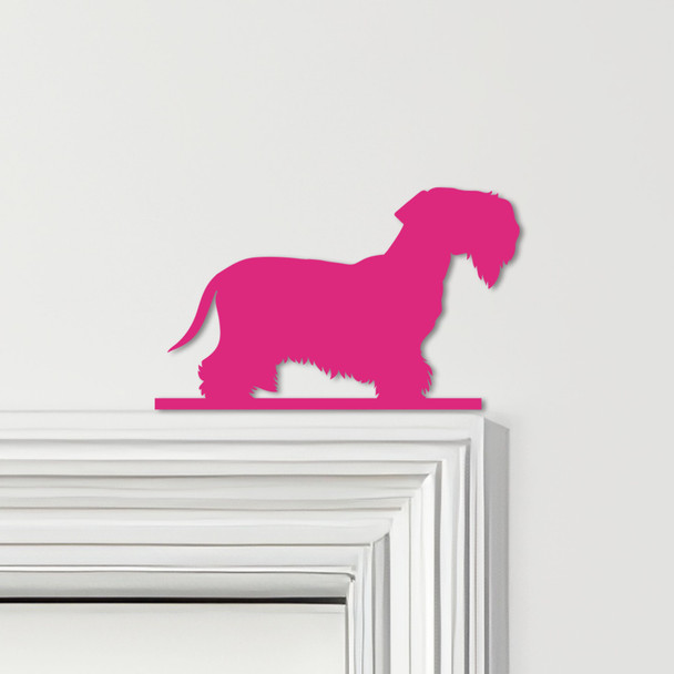 Door Topper Cesky Terrier Dog Various Colours Top Of Door Frame Decorative Sign