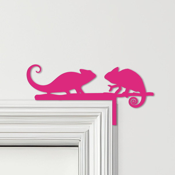 Door Topper Chameleons Lizards Various Colours Top Of Door Frame Decorative Sign