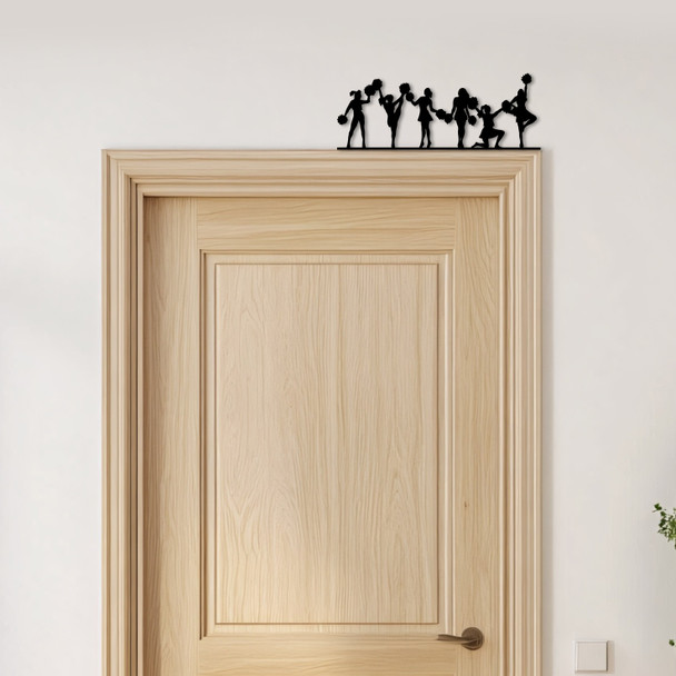 Door Topper Cheerleaders Various Colours Top Of Door Frame Decorative Sign
