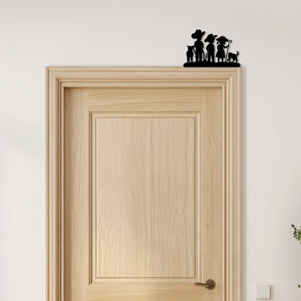 Door Topper Children Farm Animals Kids Room Decor Various Colours Decor Sign