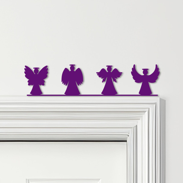 Door Topper Christmas Decor Angels Various Colours Top Of Door Decorative Sign