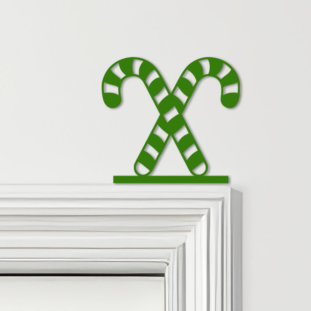 Door Topper Christmas Decor Candy Canes Various Colours Decorative Sign