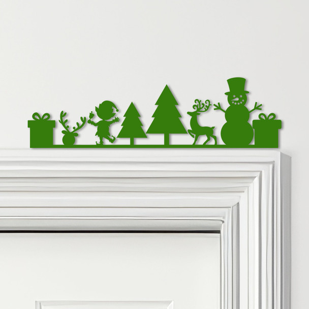 Door Topper Christmas Decor Characters Various Colours Decorative Sign
