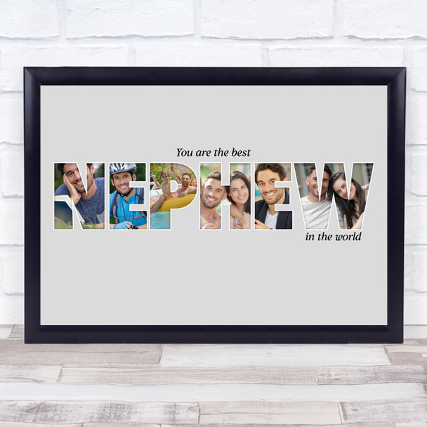 Photo Collage 6-Photo Personalised Gift For Nephew Any Occasion Print Or Canvas Photo Collage 6-Photo Personalised Gift For Nephew Any Occasion Print Or Canvas