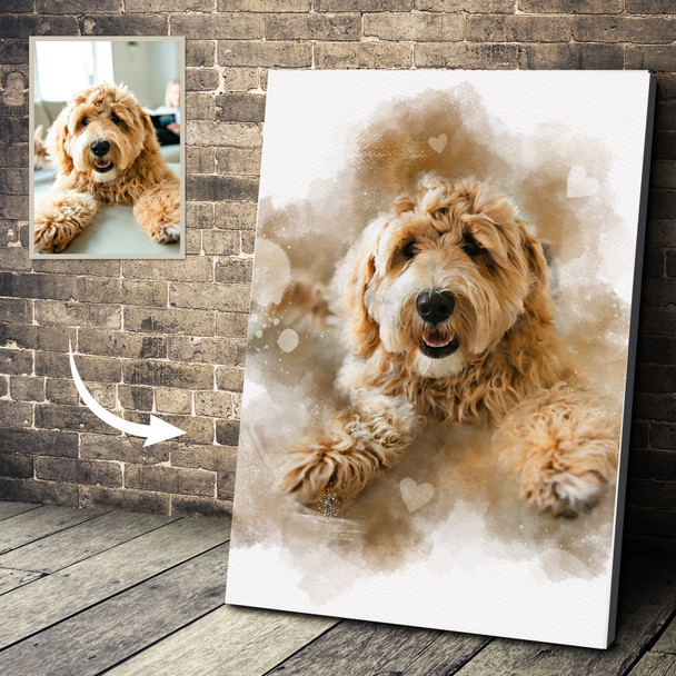 Watercolour Family Portrait, Custom Gift, Personalised Painting From Photo, Photo Art