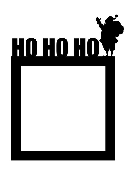 Light Switch Surround Ho Ho Ho Santa Claus Christmas Decor Switch Cover Frame
