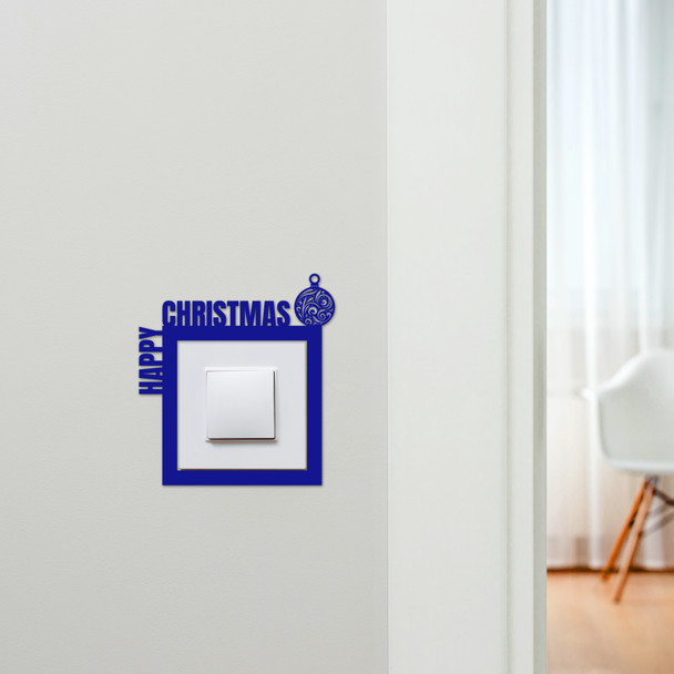 Light Switch Surround Christmas Decor Bauble Decorative Switch Plate Cover Frame