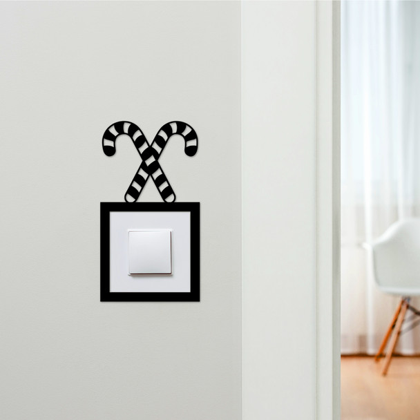 Light Switch Surround Christmas Decor Candy Decorative Switch Plate Cover Frame