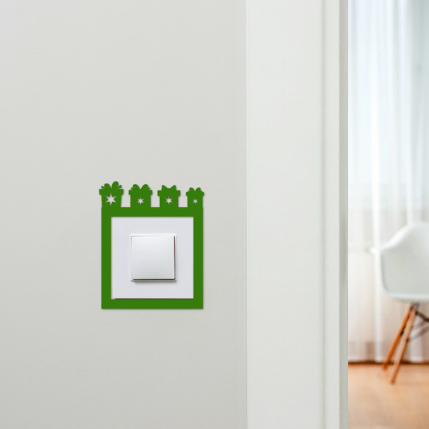 Light Switch Surround Christmas Decor Present Wrapped Decor Switch Cover Frame