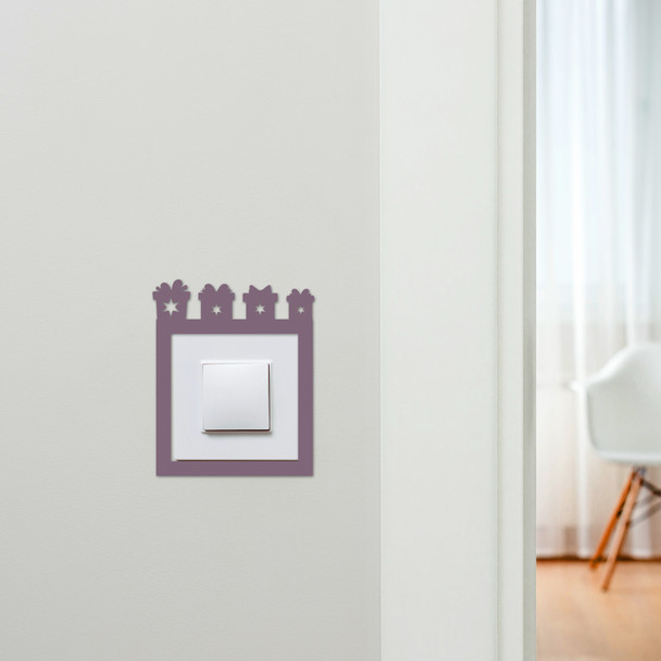 Light Switch Surround Christmas Decor Present Wrapped Decor Switch Cover Frame