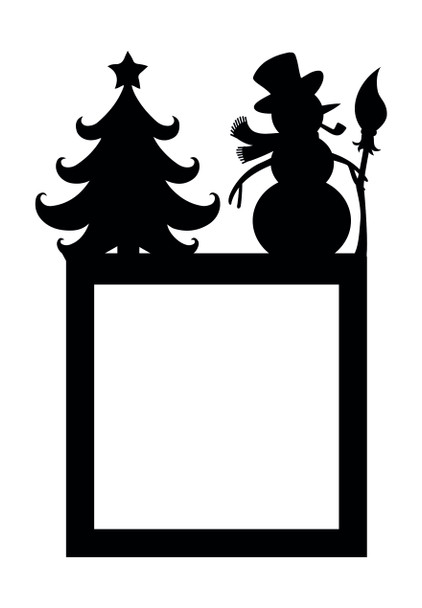 Light Switch Surround Christmas Decor Tree Snowman Decorative Switch Cover Frame