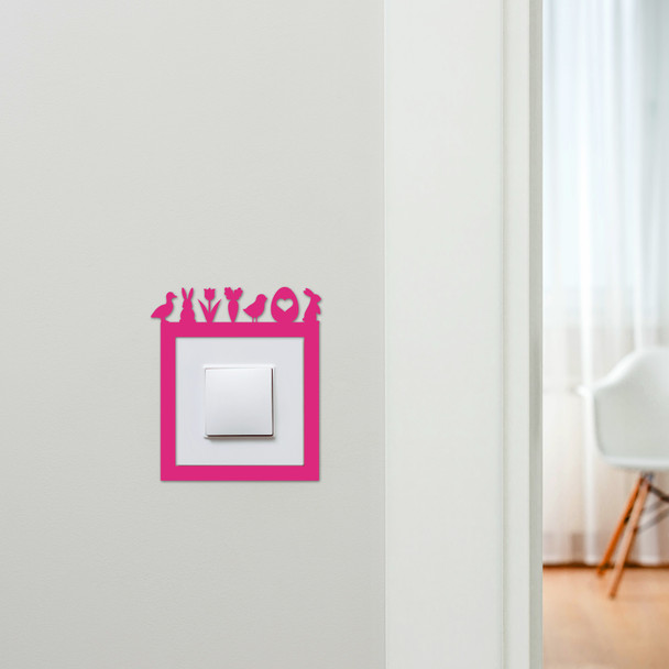 Light Switch Surround Easter Character Bunny Decorative Switch Plate Cover Frame