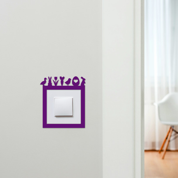 Light Switch Surround Easter Character Bunny Decorative Switch Plate Cover Frame