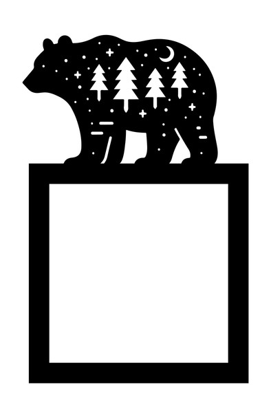 Light Switch Surround Christmas Decor Tree Bear Decorative Switch Cover Frame