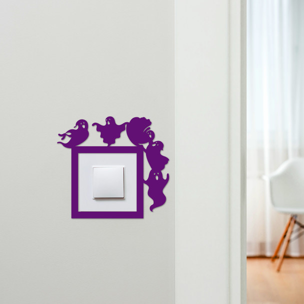 Light Switch Surround Halloween Decor Ghosts Decorative Switch Plate Cover Frame