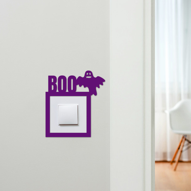 Light Switch Surround Boo Ghost Halloween Decor Switch Plate Cover Frame