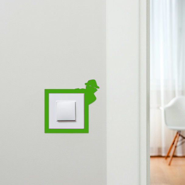 Light Switch Surround Thief Robber Decorative Switch Plate Cover Frame