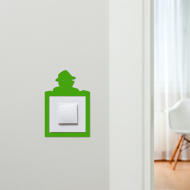Light Switch Surround Burglar Thief Decorative Switch Plate Cover Frame