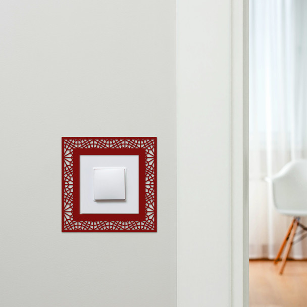 Light Switch Surround Abstract Geometric Design 5 Decorative Switch Cover Frame