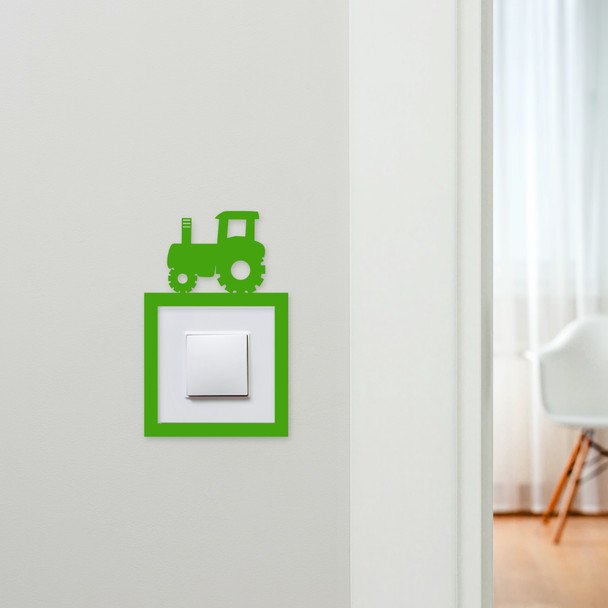 Light Switch Surround Tractor Kids Room Decorative Switch Plate Cover Frame