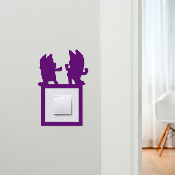 Light Switch Surround Kids Room Bluey Decorative Switch Plate Cover Frame