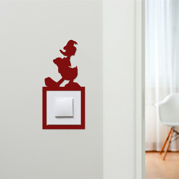 Light Switch Surround Donald Duck Disney Kids Room Decorative Switch Cover Frame