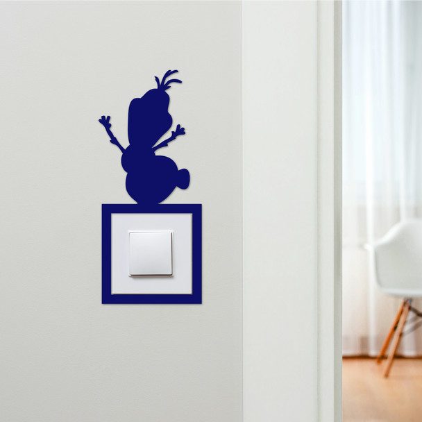 Light Switch Surround Frozen Olaf Kids Room Decorative Switch Plate Cover Frame